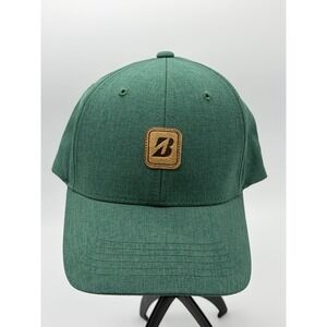 Bridgestone Golf Swing Easy Hat Green Brown OSFM Strapback Golf Cap